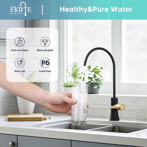Drinking Water Faucet for Kitchen Sink, Filtered Water Reverse Osmosis RO Faucet - Picture 4 of 15